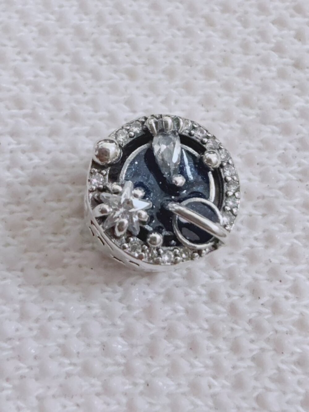 A Trip To The Galaxy Silver Charm For Pandora Bracelet
